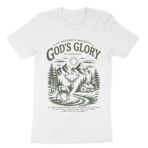 In Nature's Majesty God's Glory Is Displayed Unisex t-shirt
