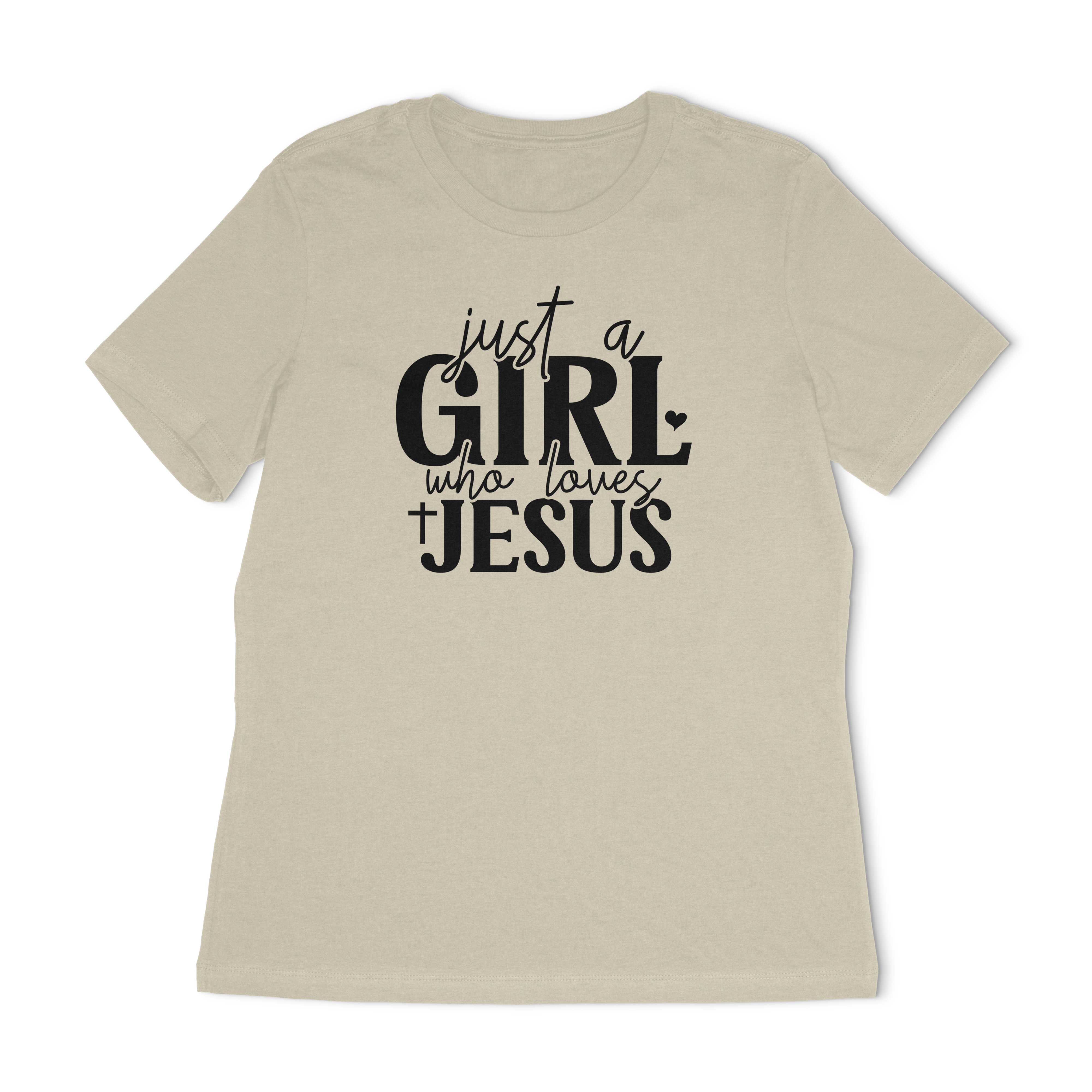 Just A Girl Who Loves Jesus Women's Relaxed T-Shirt