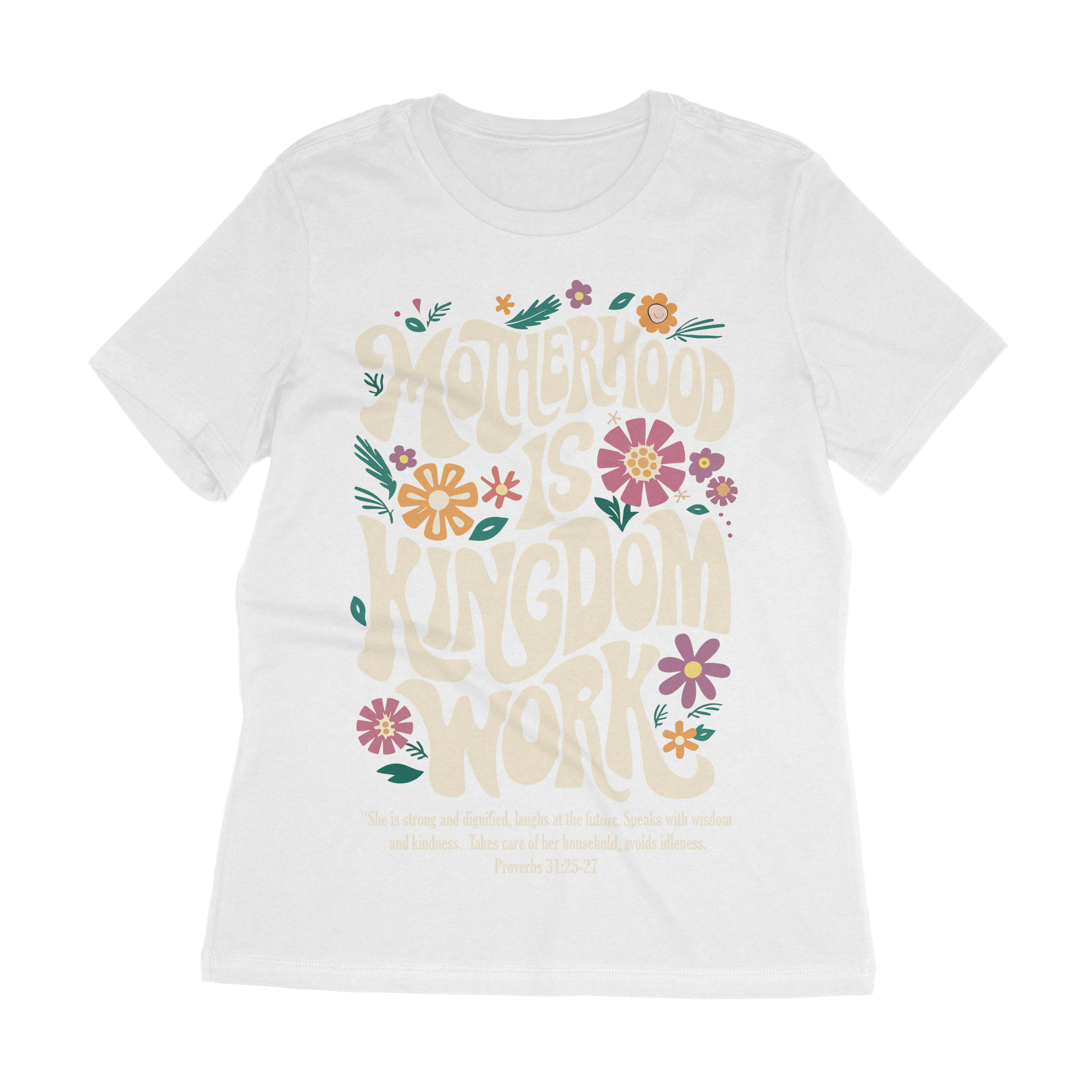 Motherhood Is Kingdom Work Women's Relaxed T-Shirt
