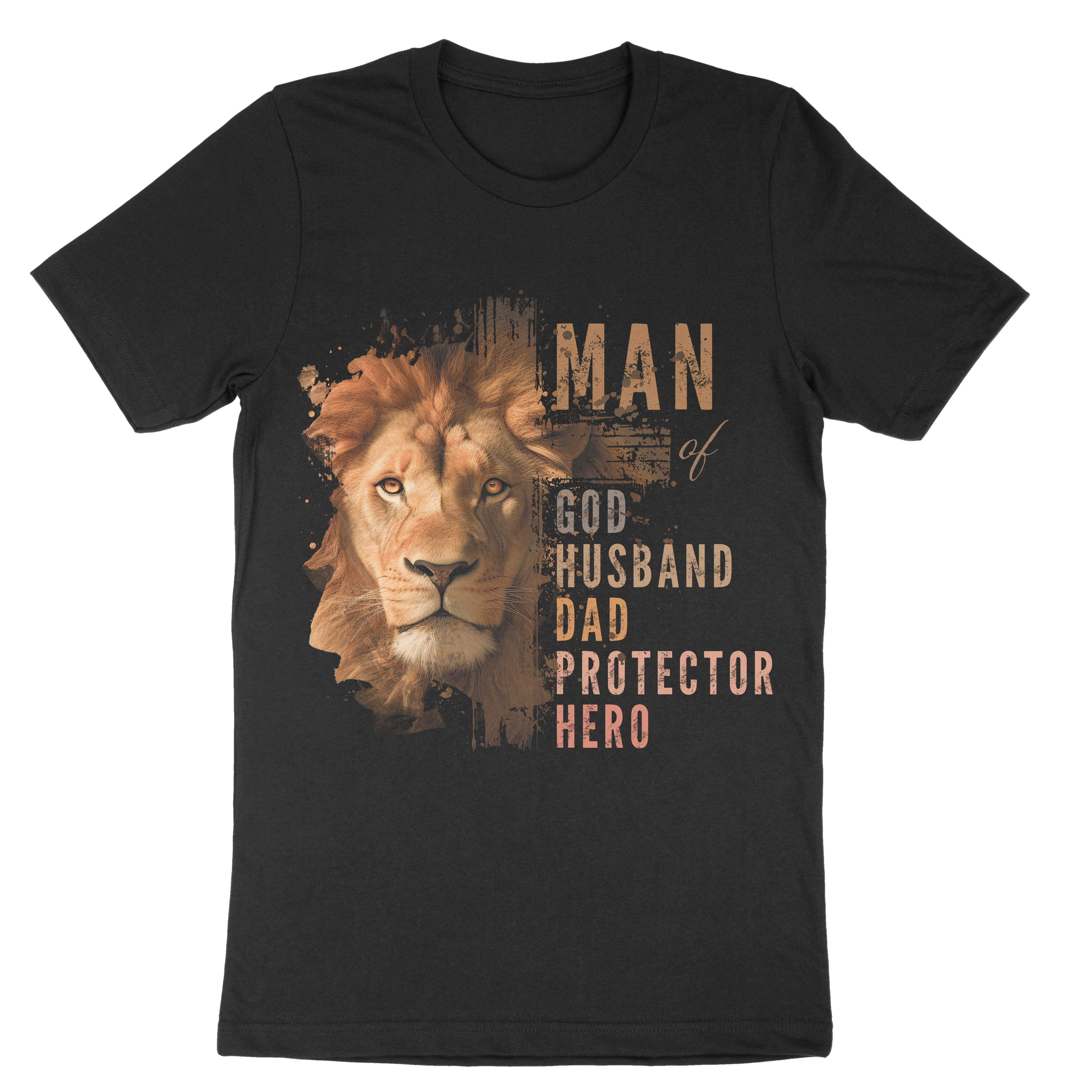 Man of God-Husband-Dad-Protector-Hero Unisex t-shirt