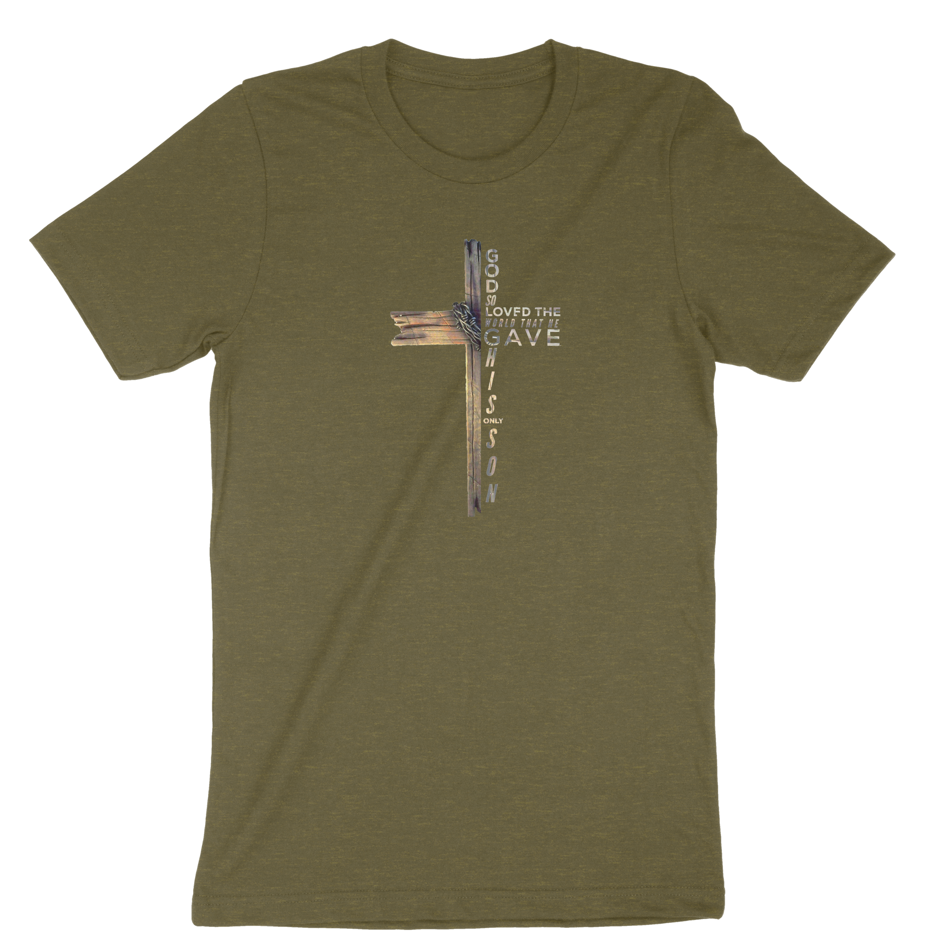 John 3:16 Crucifix Unisex t-shirt