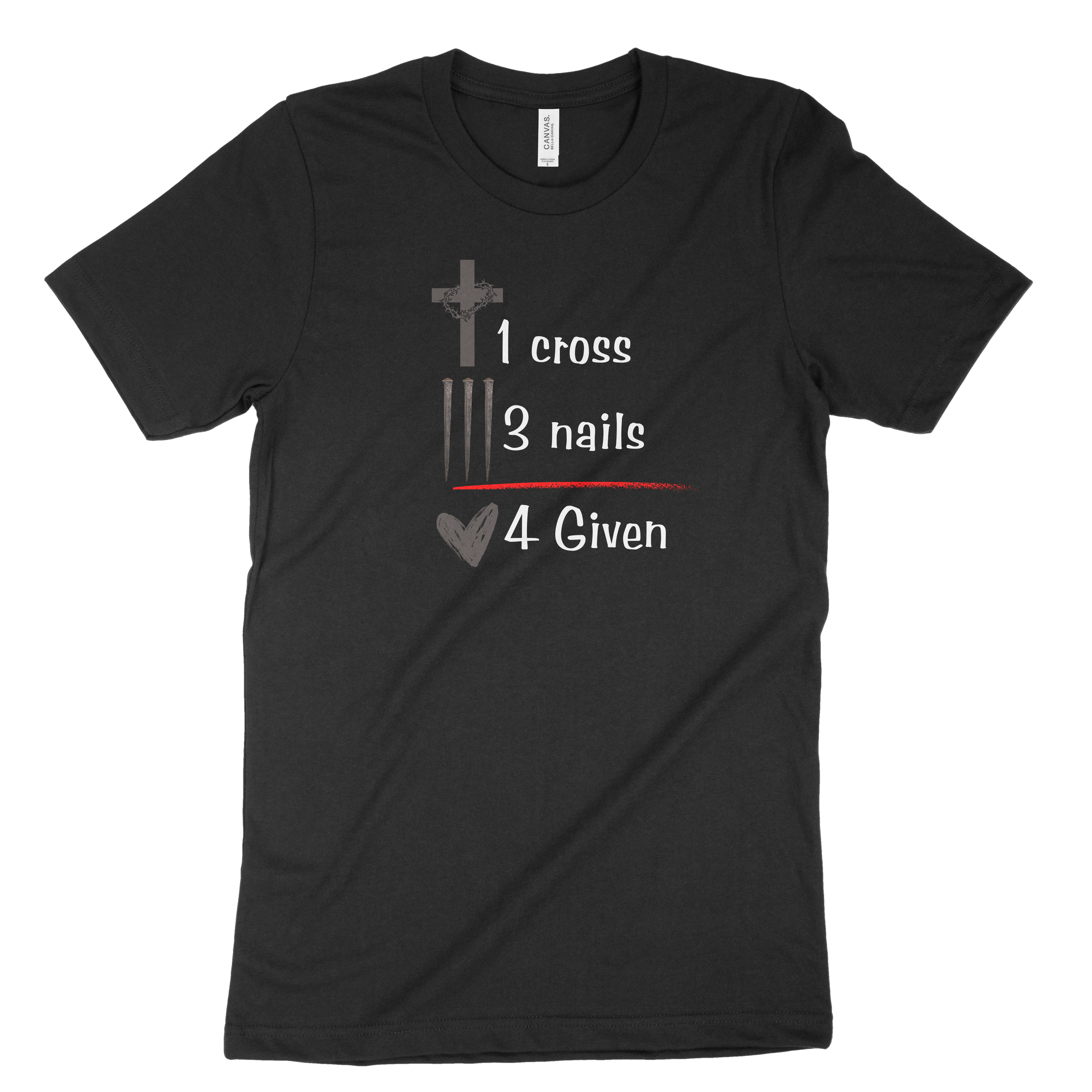 1 Cross 3 Nails 4given - Unisex t-shirt